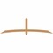 Ekena Millwork Bellingham Timber Gable Bracket, Western Red Cedar, 84"W x 24"H x 3 1/2"D x 3 1/2"F, 7/12 Pitch GBW084X24X0404BEL00SWR - alternate 1